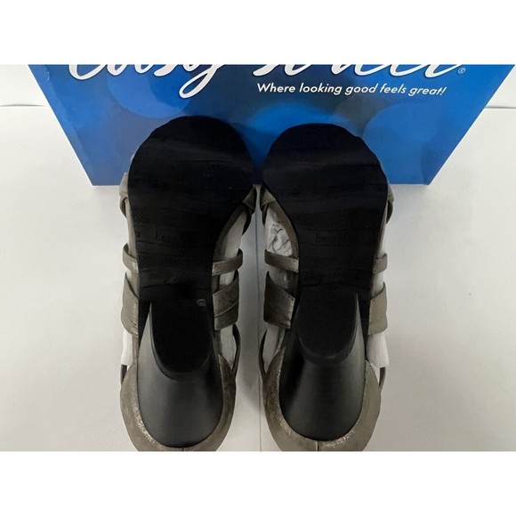 Easy Street Sandals Pewter Met Amaze 6WW - Picture 6 of 7